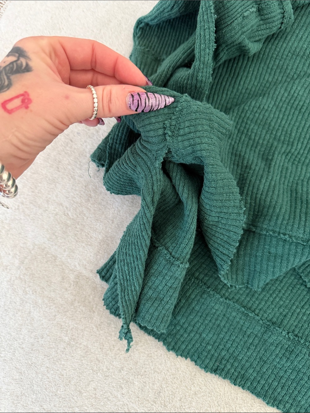 We The Free Ribbed Mockneck - Picture 5 of 7